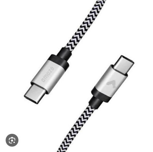 Premium Braided Fast Charging Cable – USB-C to USB-C / USB-C to Lightning | Durable & Tangle-Free