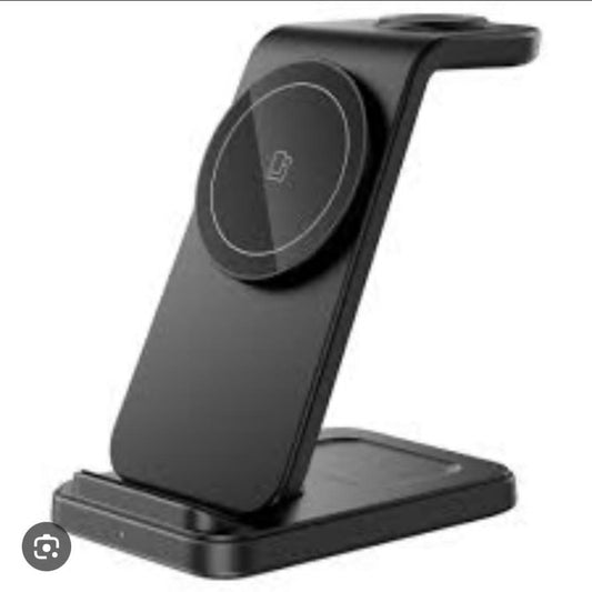 3-in-1 Wireless Charging Station – MagSafe Charger for iPhone, Apple Watch & AirPods