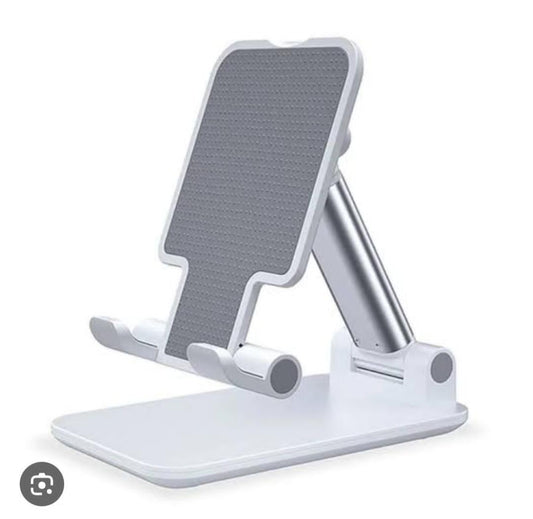 Adjustable Desktop Phone Stand – Foldable Mobile Holder for Desk & Table